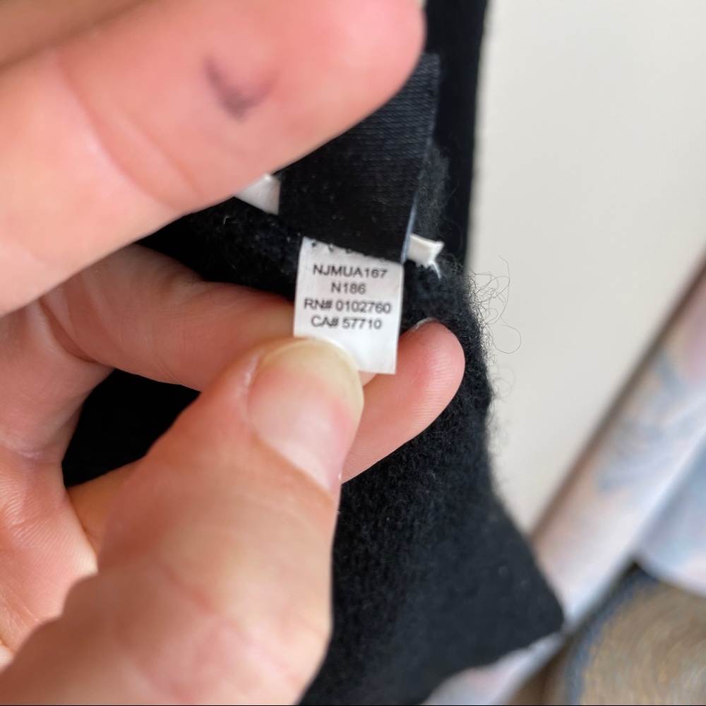 Kate Spade Madison Ave Wool Black Cape Turtleneck - Picture 8 of 10